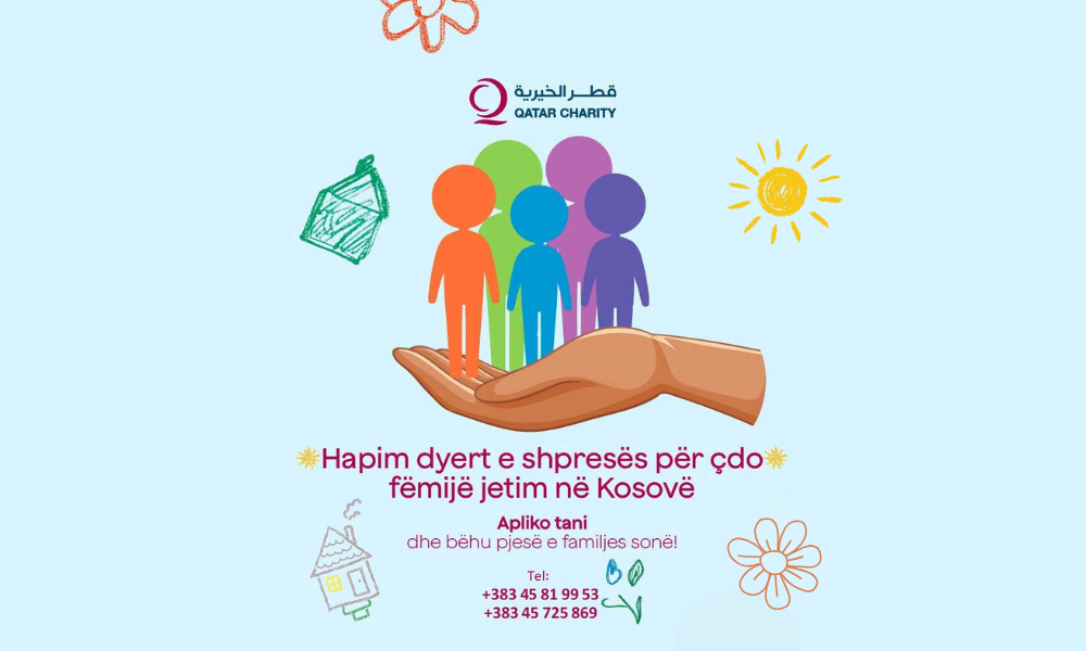 Qatar Charity hap aplikimet për ndihmë financiare për jetimët
